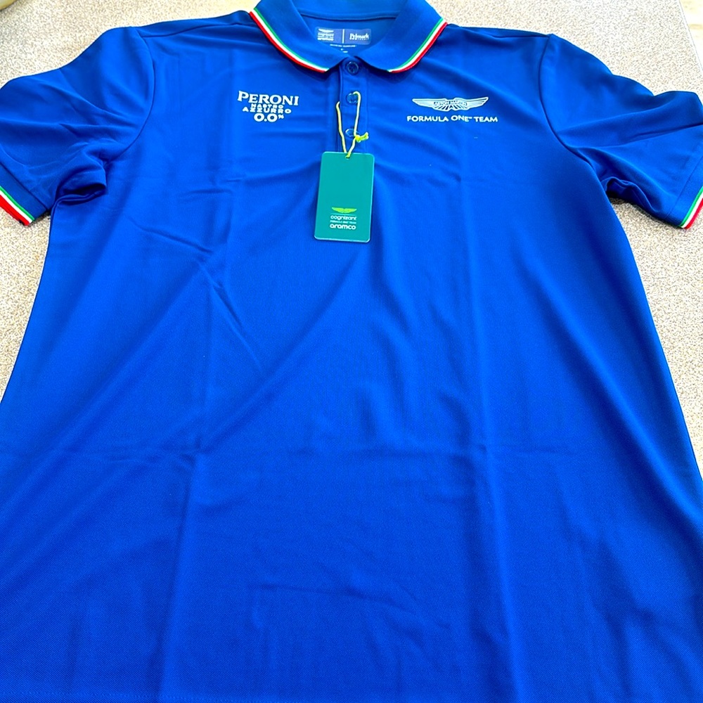 Aston Martin formula one polo shirt